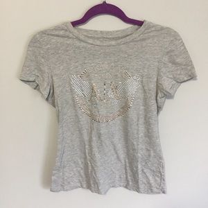 Armani Exchange T-shirt - rose gold/silver/grey M